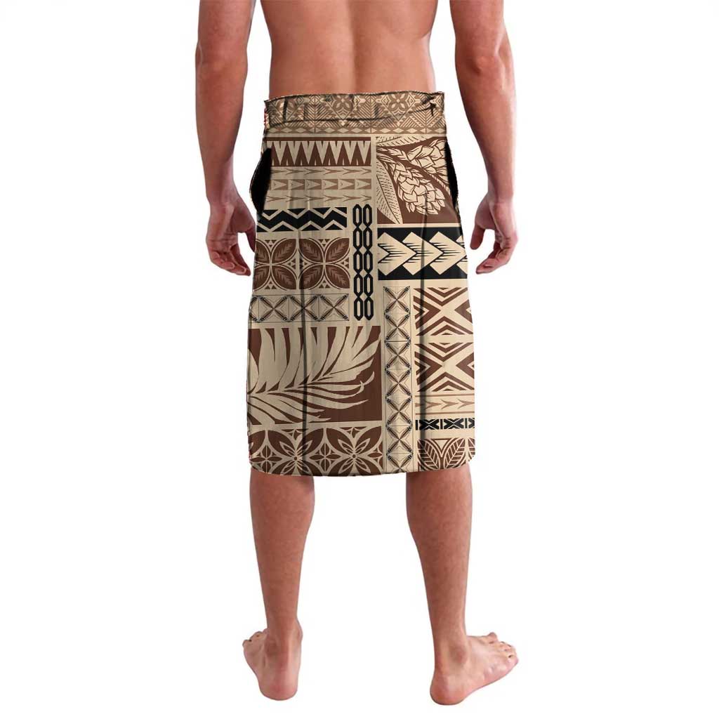 Samoa Teuila 2024 Lavalava Samoan Siapo Pattern Brown Version