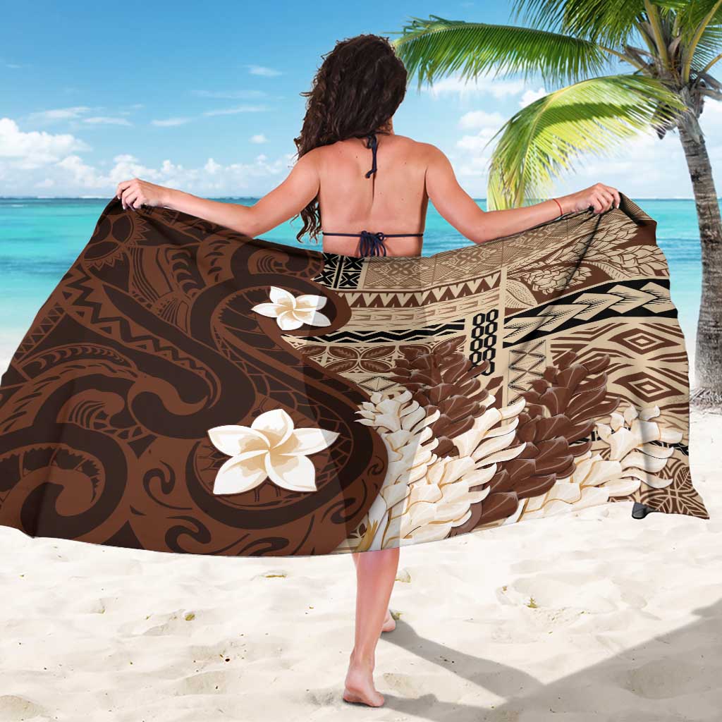 Samoa Teuila 2024 Sarong Samoan Siapo Pattern Brown Version