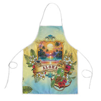 Aloha Hawaii Turtle Apron Retro Style - Polynesian Pride
