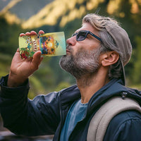 Aloha Hawaii Turtle 4 in 1 Can Cooler Tumbler Retro Style - Polynesian Pride