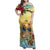 Aloha Hawaii Turtle Family Matching Off Shoulder Maxi Dress and Hawaiian Shirt Retro Style - Polynesian Pride