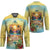 Aloha Hawaii Turtle Hockey Jersey Retro Style - Polynesian Pride