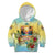 Aloha Hawaii Turtle Kid Hoodie Retro Style - Polynesian Pride