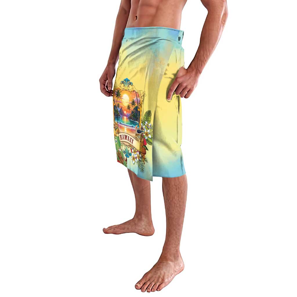 Aloha Hawaii Turtle Lavalava Retro Style - Polynesian Pride