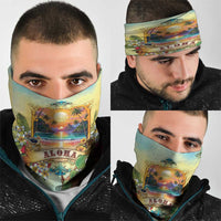 Aloha Hawaii Turtle Neck Gaiter Retro Style - Polynesian Pride