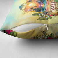 Aloha Hawaii Turtle Pillow Cover Retro Style - Polynesian Pride
