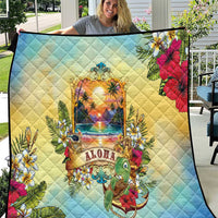 Aloha Hawaii Turtle Quilt Retro Style - Polynesian Pride