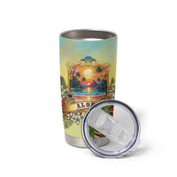 Aloha Hawaii Turtle Tumbler Cup Retro Style - Polynesian Pride