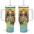 Aloha Hawaii Turtle Tumbler With Handle Retro Style - Polynesian Pride