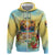 Aloha Hawaii Turtle Zip Hoodie Retro Style - Polynesian Pride