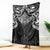 New Zealand Aotearoa Blanket Maori Manta Ray Moko Black - Polynesian Pride