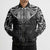 New Zealand Aotearoa Bomber Puffer Jacket Maori Manta Ray Moko Black - Polynesian Pride