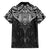 New Zealand Aotearoa Hawaiian Shirt Maori Manta Ray Moko Black - Polynesian Pride
