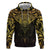 New Zealand Aotearoa Hoodie Maori Manta Ray Moko Gold - Polynesian Pride