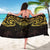 New Zealand Aotearoa Sarong Maori Manta Ray Moko Gold - Polynesian Pride