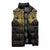 New Zealand Aotearoa Sleeveless Puffer Jacket Maori Manta Ray Moko Gold - Polynesian Pride