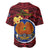 Papua New Guinea Gulf Province Baseball Jersey Mix Coat Of Arms Polynesian Pattern LT05 - Polynesian Pride