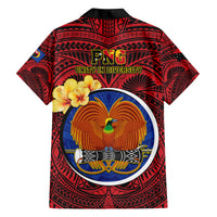 Papua New Guinea Gulf Province Family Matching Puletasi Dress and Hawaiian Shirt Mix Coat Of Arms Polynesian Pattern LT05 - Polynesian Pride