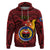 Personalized Papua New Guinea Gulf Province Hoodie Mix Coat Of Arms Polynesian Pattern LT05 Red - Polynesian Pride