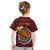 Personalized Papua New Guinea Gulf Province Kid T Shirt Mix Coat Of Arms Polynesian Pattern LT05 - Polynesian Pride