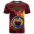 Personalized Papua New Guinea Gulf Province T Shirt Mix Coat Of Arms Polynesian Pattern LT05 Red - Polynesian Pride