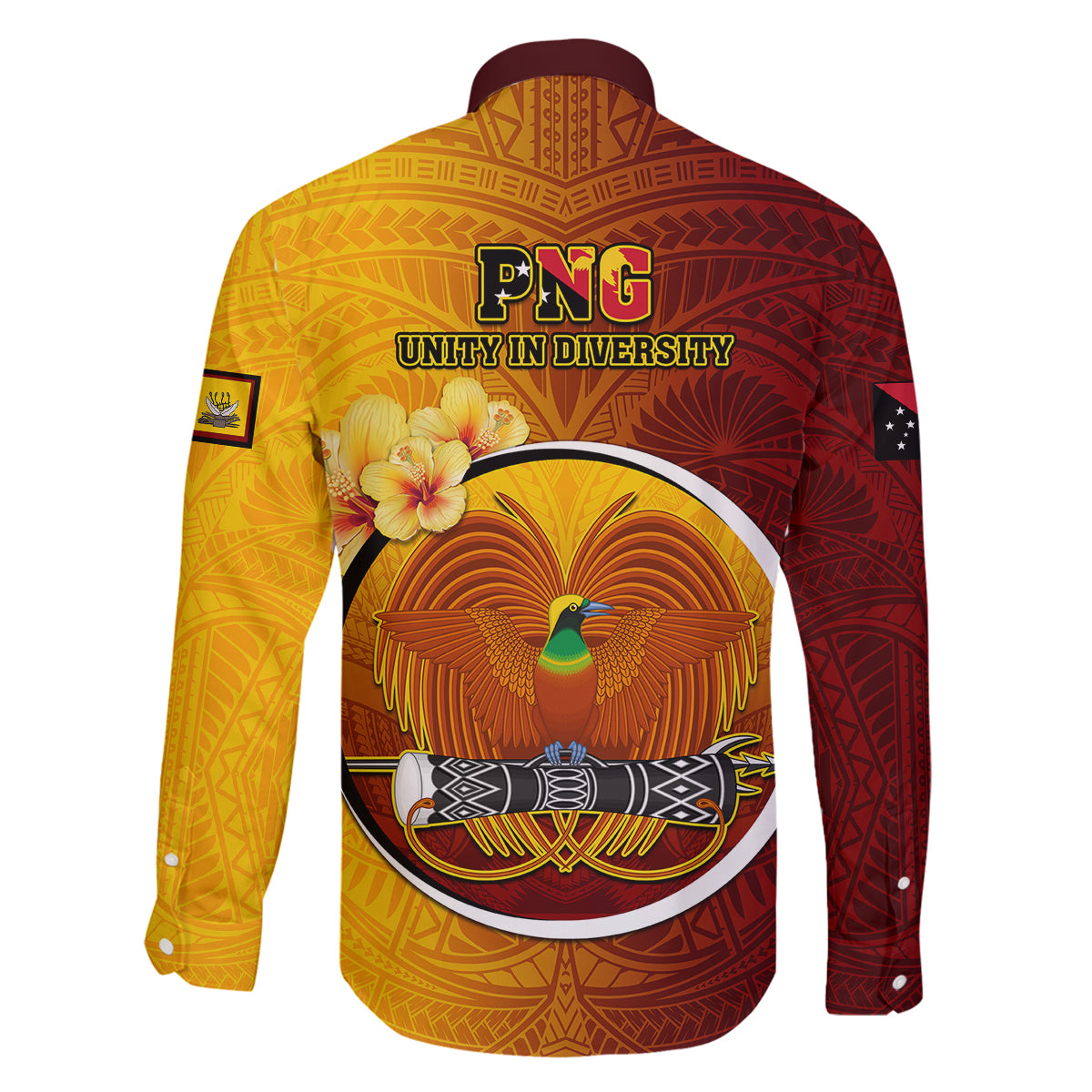 Papua New Guinea Western Province Family Matching Summer Maxi Dress and Hawaiian Shirt Mix Coat Of Arms Polynesian Pattern LT05 - Polynesian Pride