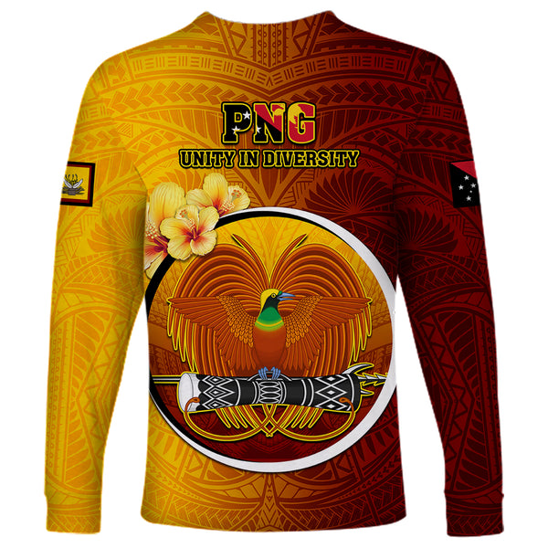 Personalized Papua New Guinea Manus Province Long Sleeve Shirt Mix Coat Of Arms Polynesian Pattern LT05