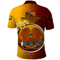 Papua New Guinea Western Province Polo Shirt Mix Coat Of Arms Polynesian Pattern LT05 - Polynesian Pride