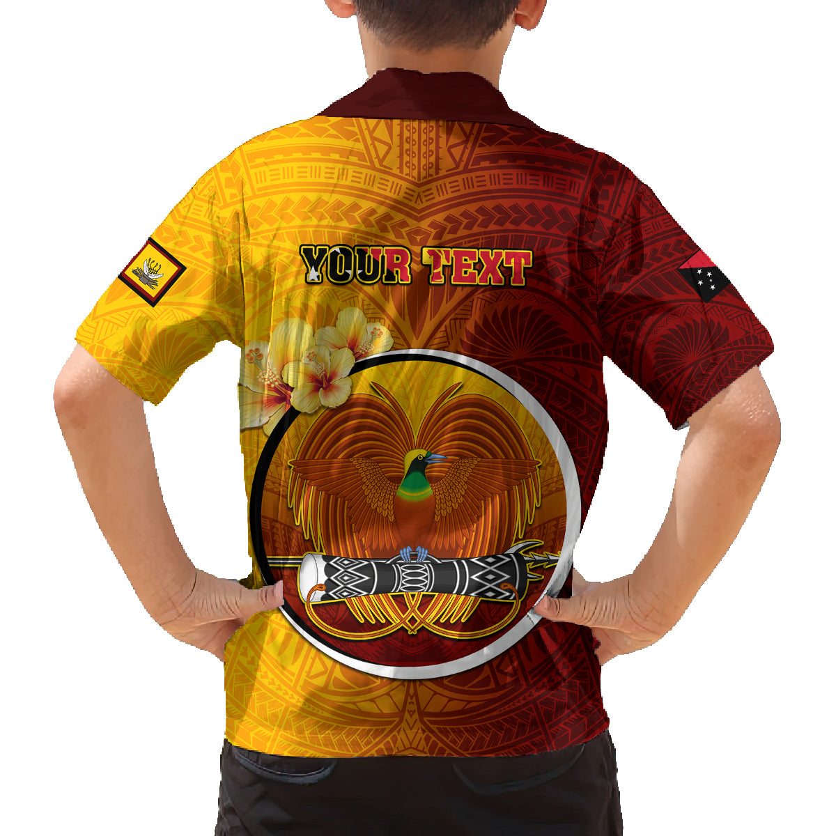 Personalized Papua New Guinea Western Province Family Matching Short Sleeve Bodycon Dress and Hawaiian Shirt Mix Coat Of Arms Polynesian Pattern LT05 - Polynesian Pride