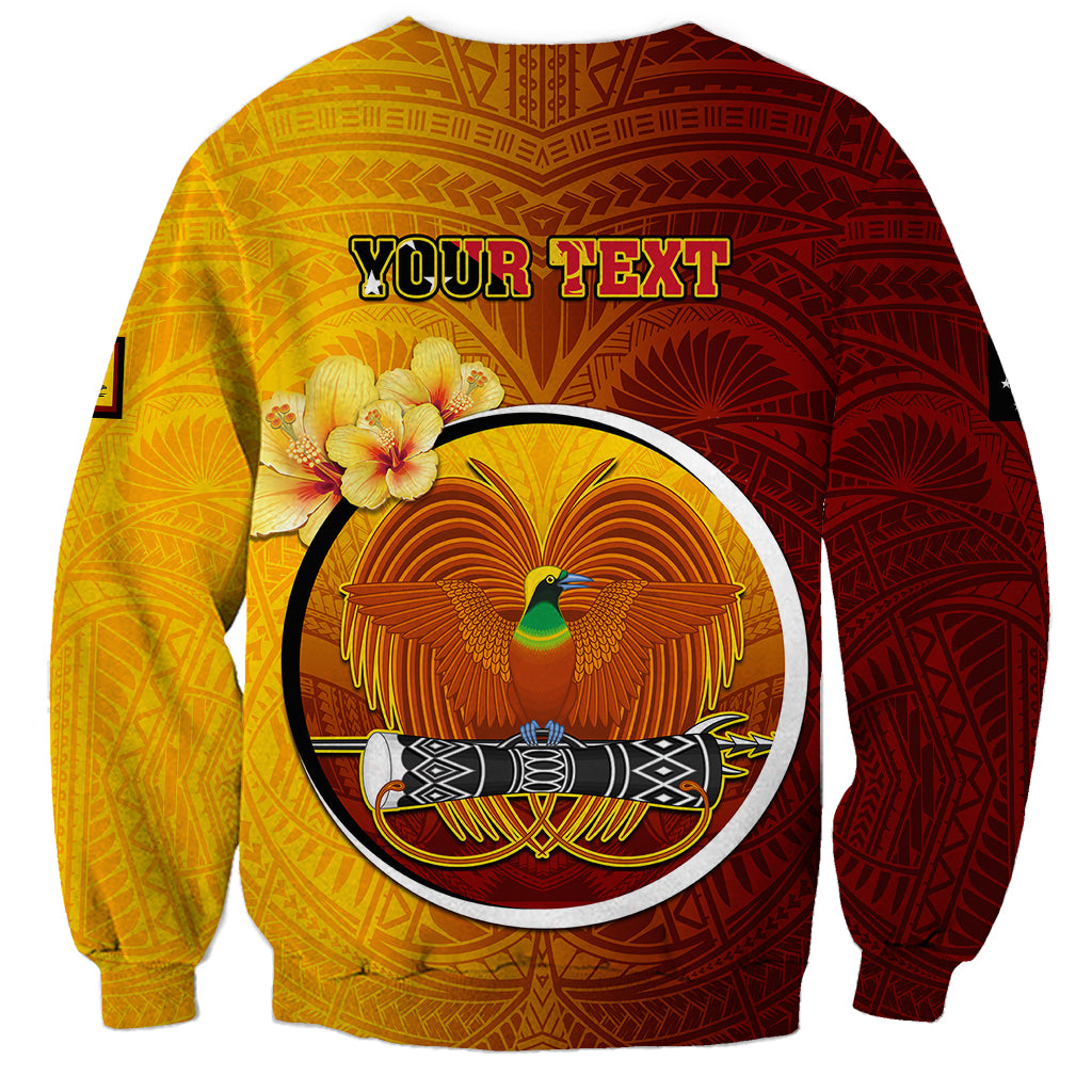 Personalized Papua New Guinea Western Province Sweatshirt Mix Coat Of Arms Polynesian Pattern LT05 - Polynesian Pride