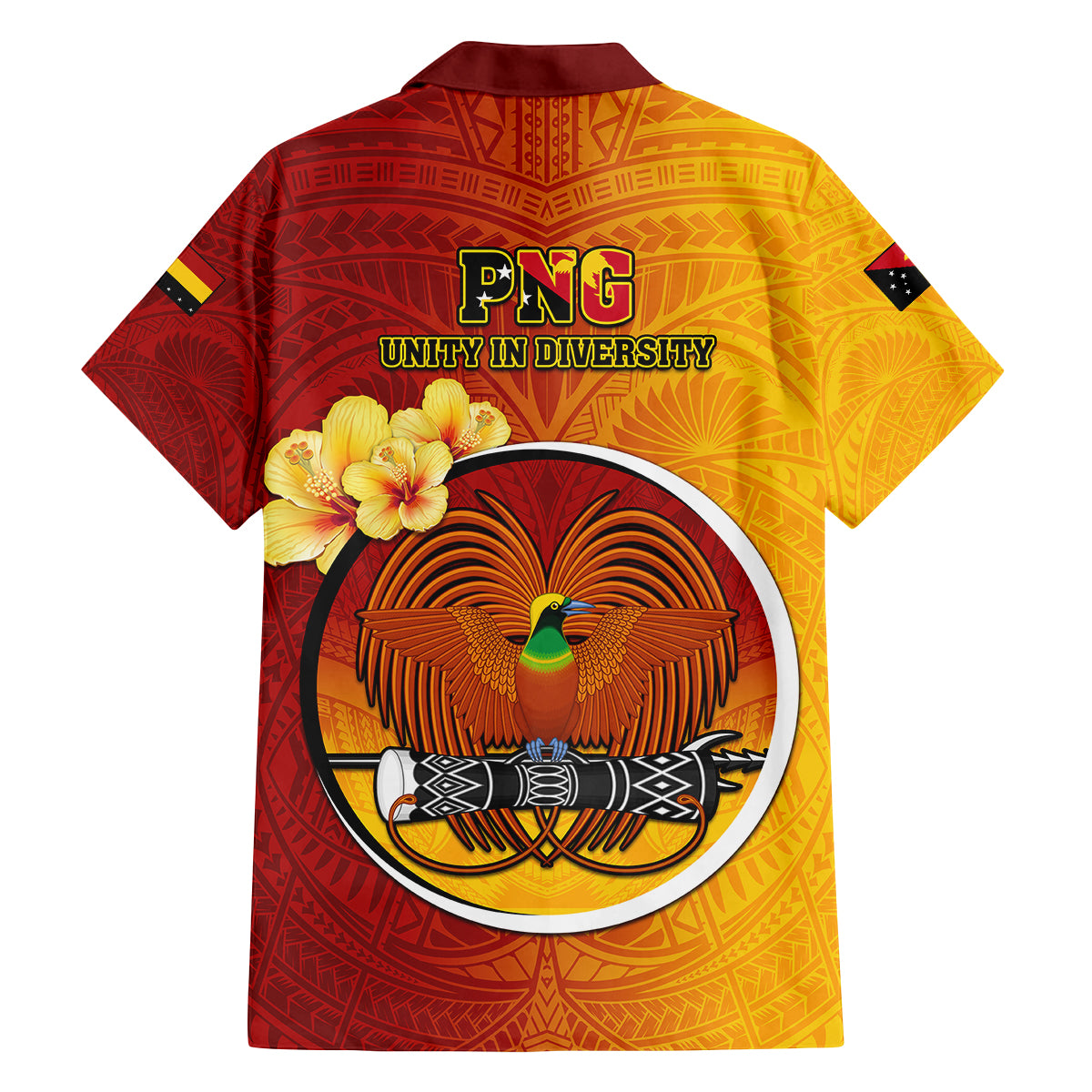 Papua New Guinea Madang Province Family Matching Summer Maxi Dress and Hawaiian Shirt Mix Coat Of Arms Polynesian Pattern LT05 - Polynesian Pride