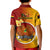 Papua New Guinea Madang Province Kid Polo Shirt Mix Coat Of Arms Polynesian Pattern LT05 - Polynesian Pride
