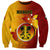 Papua New Guinea Madang Province Sweatshirt Mix Coat Of Arms Polynesian Pattern LT05 Unisex Yellow - Polynesian Pride
