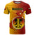 Papua New Guinea Madang Province T Shirt Mix Coat Of Arms Polynesian Pattern LT05 Yellow - Polynesian Pride