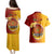 Personalized Papua New Guinea Madang Province Couples Matching Puletasi Dress and Hawaiian Shirt Mix Coat Of Arms Polynesian Pattern LT05 - Polynesian Pride