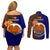 Papua New Guinea Manus Province Couples Matching Off Shoulder Short Dress and Long Sleeve Button Shirts Mix Coat Of Arms Polynesian Pattern LT05 - Polynesian Pride
