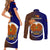 Papua New Guinea Manus Province Couples Matching Short Sleeve Bodycon Dress and Long Sleeve Button Shirts Mix Coat Of Arms Polynesian Pattern LT05 - Polynesian Pride