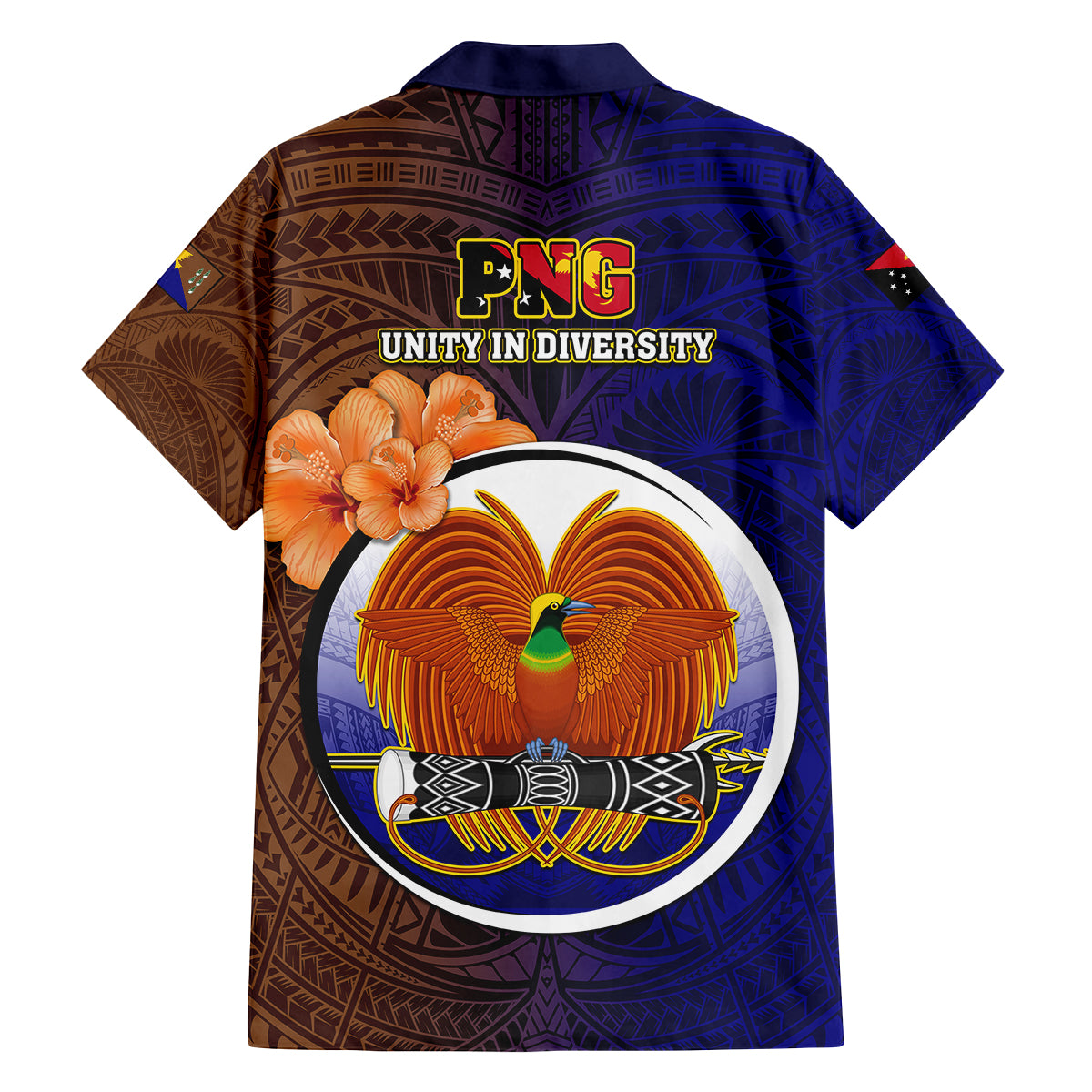 Papua New Guinea Manus Province Family Matching Tank Maxi Dress and Hawaiian Shirt Mix Coat Of Arms Polynesian Pattern LT05 - Polynesian Pride
