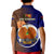 Papua New Guinea Manus Province Kid Polo Shirt Mix Coat Of Arms Polynesian Pattern LT05 - Polynesian Pride