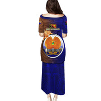 Papua New Guinea Manus Province Puletasi Mix Coat Of Arms Polynesian Pattern LT05 - Polynesian Pride