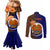 Personalized Papua New Guinea Manus Province Couples Matching Mermaid Dress and Long Sleeve Button Shirts Mix Coat Of Arms Polynesian Pattern LT05 - Polynesian Pride