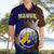 Personalized Papua New Guinea Manus Province Hawaiian Shirt Mix Coat Of Arms Polynesian Pattern LT05 - Polynesian Pride