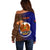 Personalized Papua New Guinea Manus Province Off Shoulder Sweater Mix Coat Of Arms Polynesian Pattern LT05 - Polynesian Pride