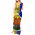 Papua New Guinea Morobe Province Tank Maxi Dress Mix Coat Of Arms Polynesian Pattern LT05 - Polynesian Pride