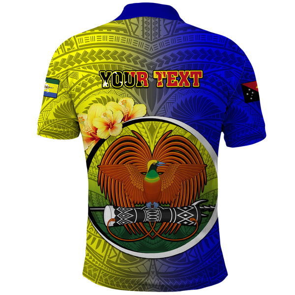 Personalized Papua New Guinea Morobe Province Family Matching Mermaid Dress and Hawaiian Shirt Mix Coat Of Arms Polynesian Pattern LT05 main image 0
