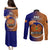 Papua New Guinea New Ireland Province Couples Matching Puletasi Dress and Long Sleeve Button Shirts Mix Coat Of Arms Polynesian Pattern LT05 - Polynesian Pride