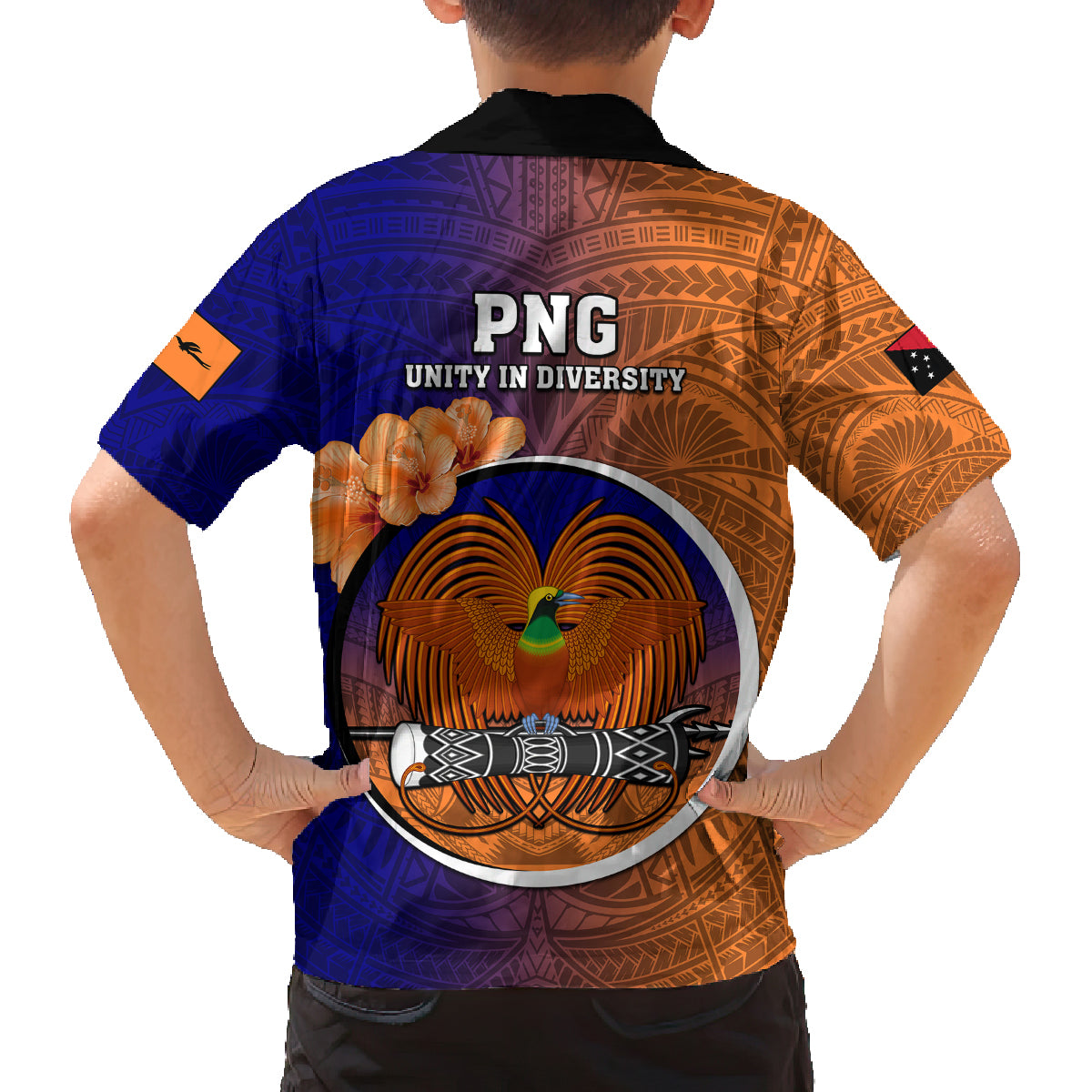 Papua New Guinea New Ireland Province Family Matching Summer Maxi Dress and Hawaiian Shirt Mix Coat Of Arms Polynesian Pattern LT05 - Polynesian Pride