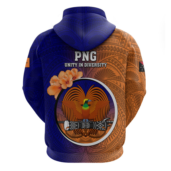 Papua New Guinea Hoodie Dress Morobe Province Mix Coat Of Arms Polynesian Art LT14 main image 0