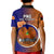 Papua New Guinea New Ireland Province Kid Polo Shirt Mix Coat Of Arms Polynesian Pattern LT05 - Polynesian Pride