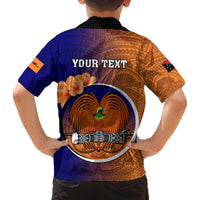 Personalized Papua New Guinea New Ireland Province Family Matching Summer Maxi Dress and Hawaiian Shirt Mix Coat Of Arms Polynesian Pattern LT05 - Polynesian Pride